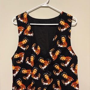 Elvis Presley Patterned Vest
